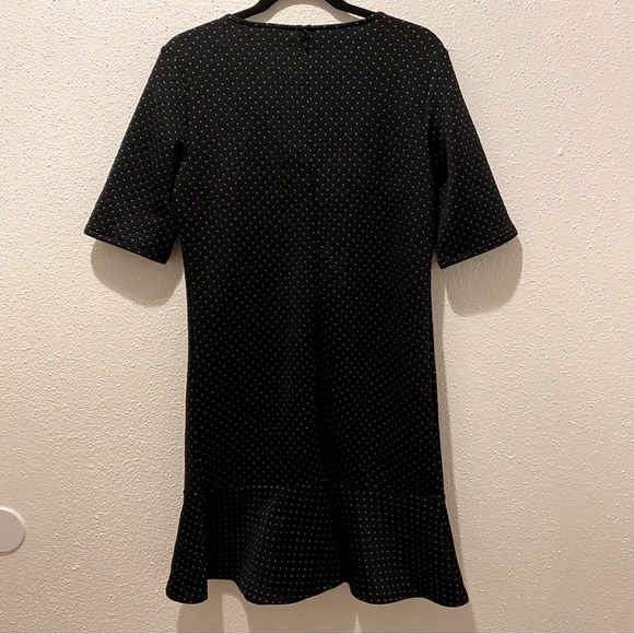 NWT Ann Taylor Loft Dress Womens Short Sleeve Ruffle Dress Sz. 6 - Picture 2 of 4